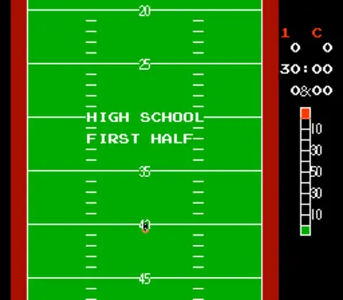 Captura de tela de 10-Yard Fight (2 de 4)