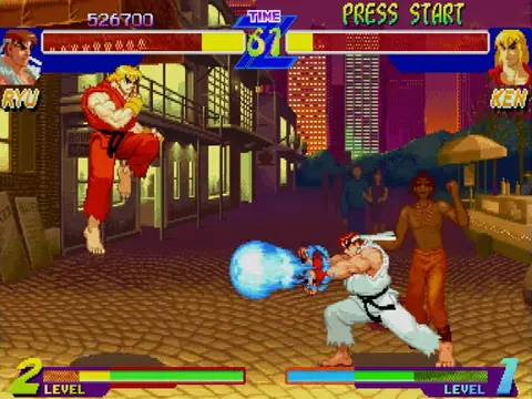 Captura de tela de Street Fighter Alpha: Warriors' Dreams (2 de 3)