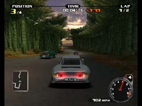 Captura de tela de Need for Speed: Porsche Unleashed (2 de 4)