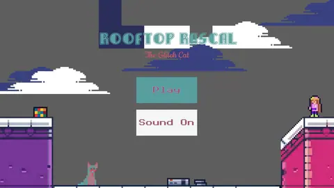 Captura de tela de Rooftop Rascal: The Glitch Cat (1 de 4)