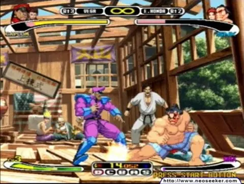 Captura de tela de Capcom vs. SNK: Millennium Fight 2000 (3 de 4)