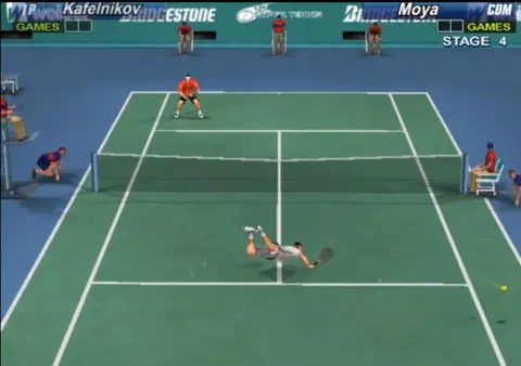 Captura de tela de Tennis 2K2 (1 de 4)
