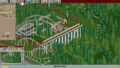 Captura de tela de RollerCoaster Tycoon (4 de 4)