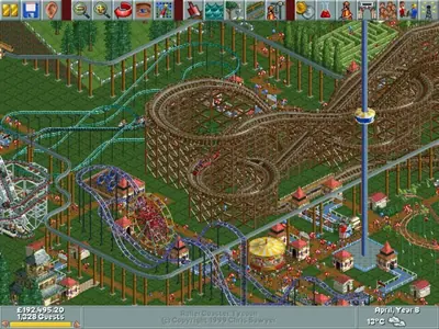 Captura de tela de RollerCoaster Tycoon (1 de 4)