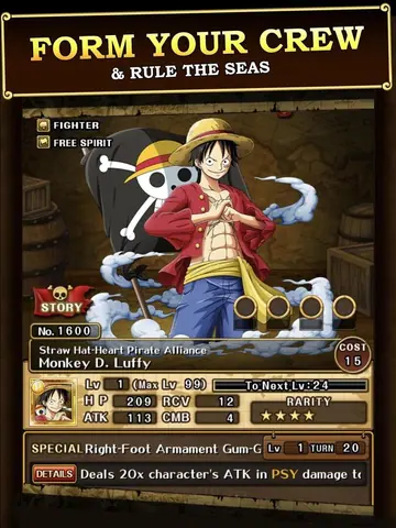 Captura de tela de One Piece: Treasure Cruise (2 de 4)