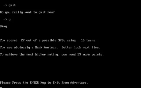 Captura de tela de Colossal Cave Adventure (1 de 4)