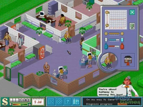 Captura de tela de Theme Hospital (3 de 4)