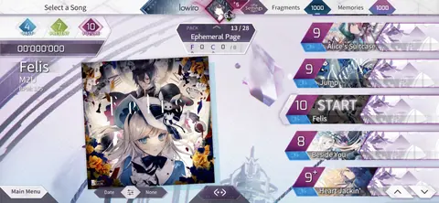 Captura de tela de Arcaea (3 de 4)