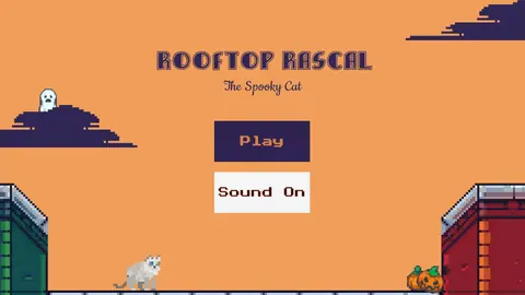 Captura de tela de Rooftop Rascal: The Spooky Cat (1 de 4)