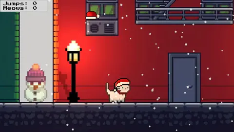 Captura de tela de Rooftop Rascal: The Claus Cat (4 de 4)