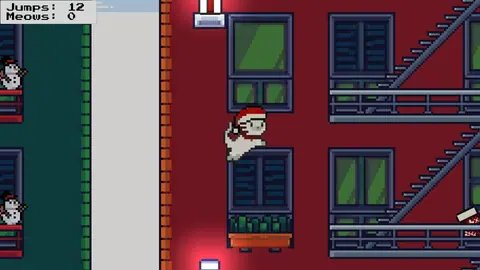Captura de tela de Rooftop Rascal: The Claus Cat (3 de 4)