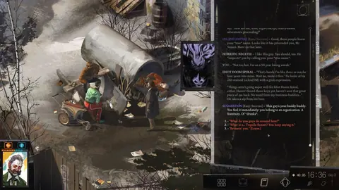 Captura de tela de Disco Elysium: The Final Cut (4 de 4)