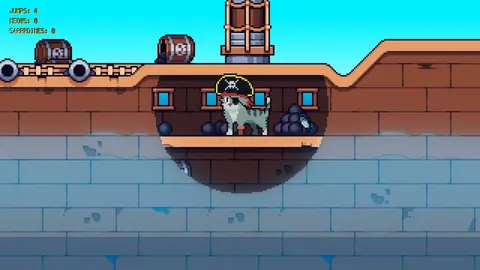 Captura de tela de Rooftop Rascal: The Pirate Cat (3 de 4)