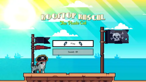 Captura de tela de Rooftop Rascal: The Pirate Cat (1 de 4)