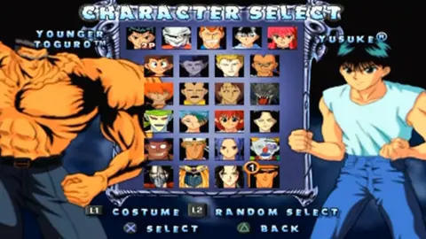 Captura de tela de Yu Yu Hakusho: Ghost Files - Dark Tournament (3 de 4)