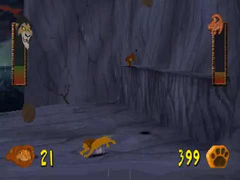 Captura de tela de Disney's The Lion King: Simba's Mighty Adventure (3 de 3)