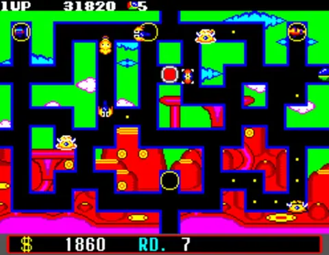 Captura de tela de Fantasy Zone: The Maze (2 de 3)