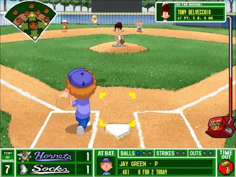 Captura de tela de Backyard Baseball (1 de 3)