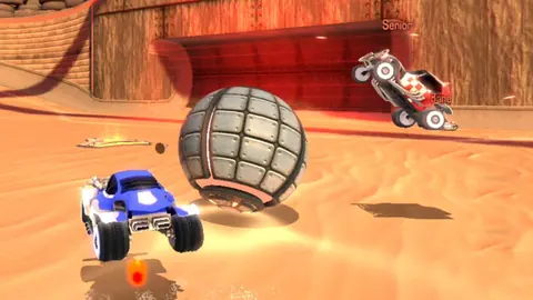 Captura de tela de Supersonic Acrobatic Rocket-Powered Battle-Cars (1 de 1)