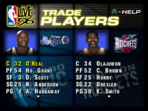 Captura de tela de NBA Live 96 (2 de 3)