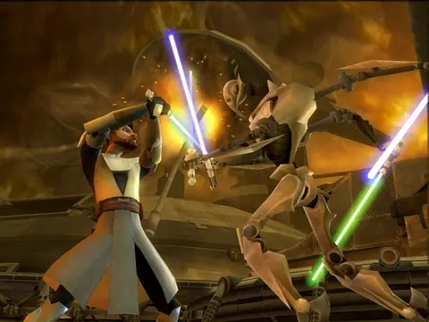 Captura de tela de Star Wars: The Clone Wars - Lightsaber Duels (1 de 4)