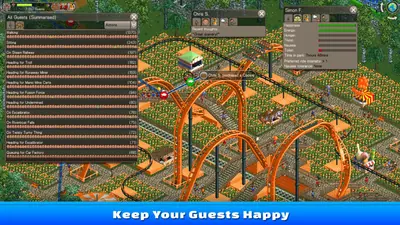 Captura de tela de RollerCoaster Tycoon Classic (4 de 4)