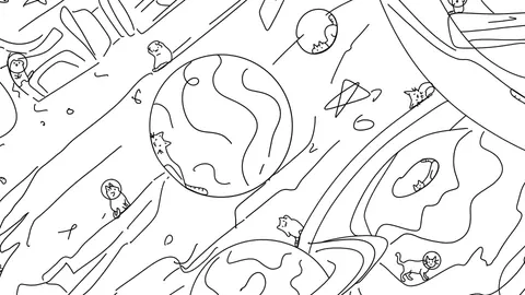 Captura de tela de 100 Space Cats (2 de 4)