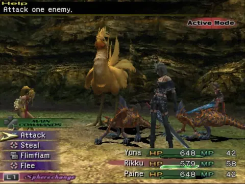 Captura de tela de Final Fantasy X-2 (2 de 4)