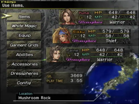 Captura de tela de Final Fantasy X-2 (4 de 4)