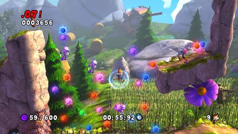 Captura de tela de Bubsy: The Woolies Strike Back (2 de 4)