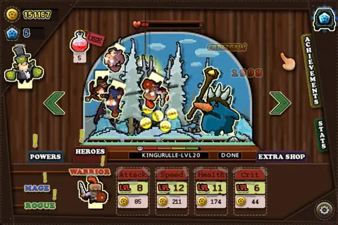 Captura de tela de Tap Heroes (3 de 4)