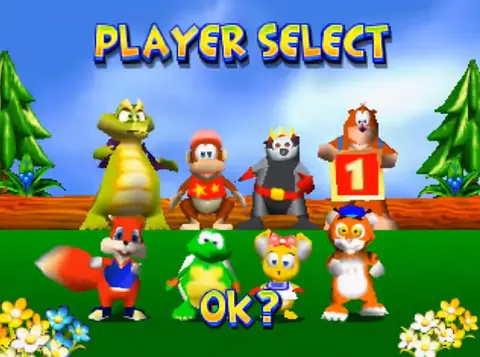 Captura de tela de Diddy Kong Racing (2 de 4)