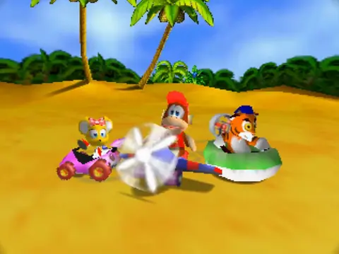 Captura de tela de Diddy Kong Racing (1 de 4)