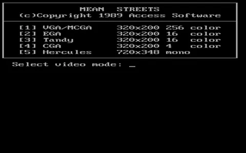 Captura de tela de Tex Murphy: Mean Streets (3 de 4)