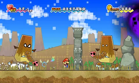 Captura de tela de Super Paper Mario (4 de 4)