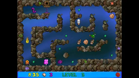 Captura de tela de Freddi Fish and Luther's Maze Madness (2 de 4)