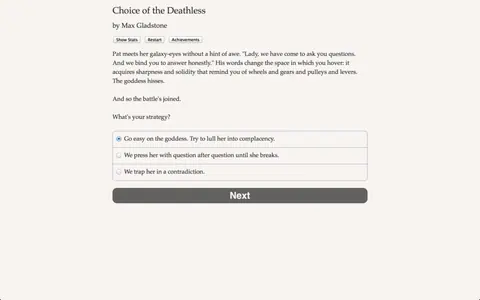 Captura de tela de Choice of the Deathless (4 de 4)
