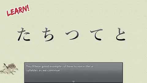 Captura de tela de Learn Japanese to Survive! Hiragana Battle (3 de 4)