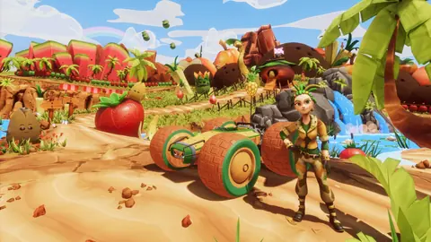 Captura de tela de All-Star Fruit Racing (1 de 4)