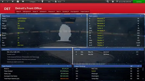 Captura de tela de Eastside Hockey Manager (2 de 4)