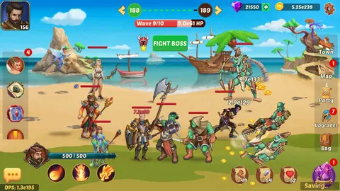 Captura de tela de Firestone: Online Idle RPG (2 de 4)