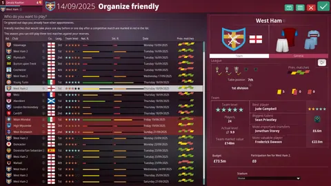 Captura de tela de We Are Football 2027 (3 de 4)