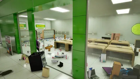 Captura de tela de Black Friday Janitor: Clean the Whole Mall (3 de 4)