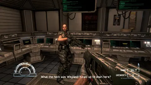 Captura de tela de Aliens vs. Predator (3 de 4)
