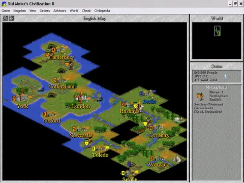 Captura de tela de Sid Meier's Civilization II (1 de 4)
