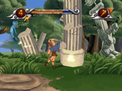 Captura de tela de Disney's Hercules Action Game (3 de 4)