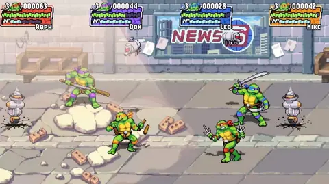 Captura de tela de Teenage Mutant Ninja Turtles: Shredder's Revenge (3 de 4)