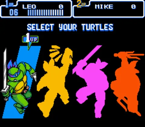 Captura de tela de Teenage Mutant Ninja Turtles IV: Turtles in Time (3 de 4)