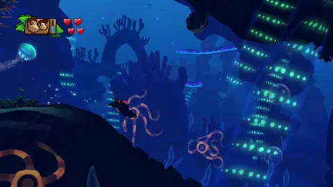 Captura de tela de Donkey Kong Country: Tropical Freeze (3 de 4)