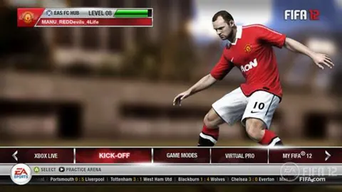 Captura de tela de FIFA Soccer 12 (2 de 4)